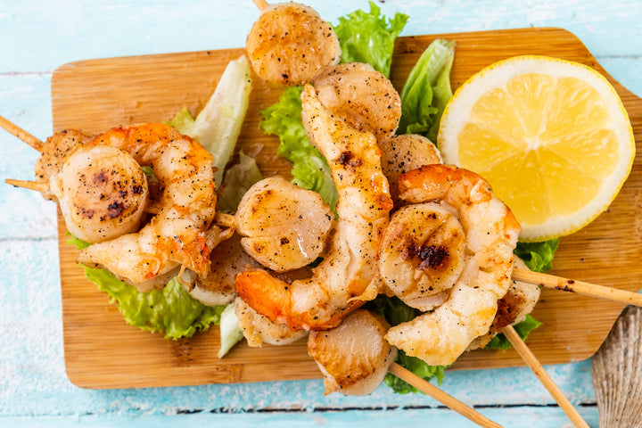 Scallop and Shrimp Kabobs Recipe
