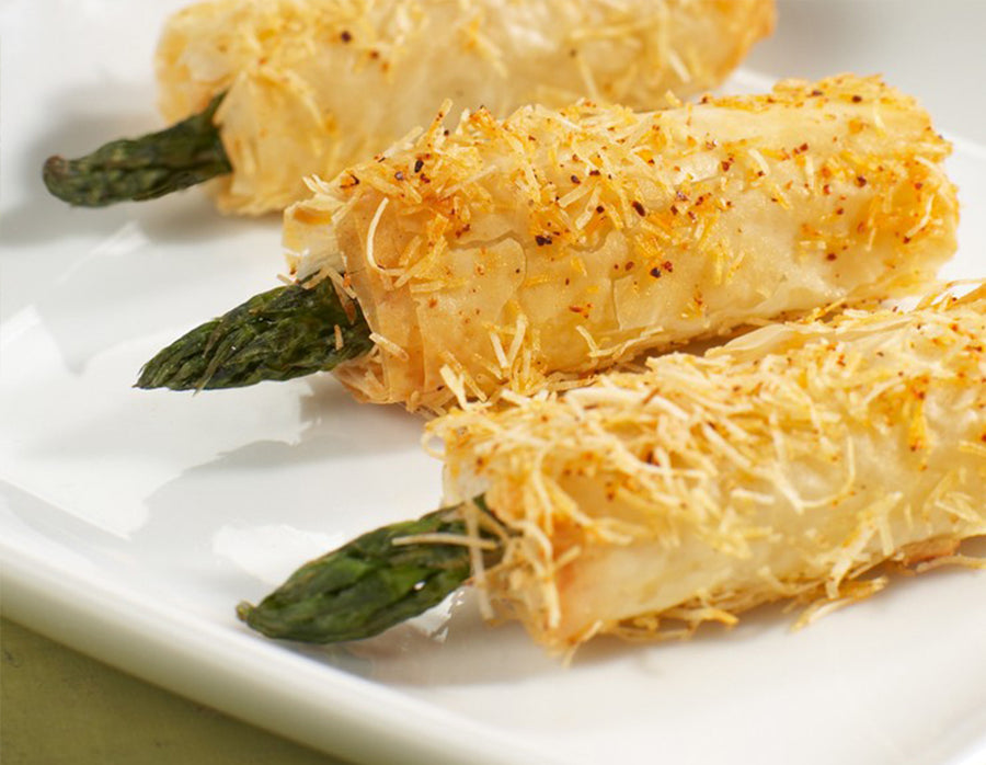 Crispy Asiago Asparagus Rolls (6 pack)