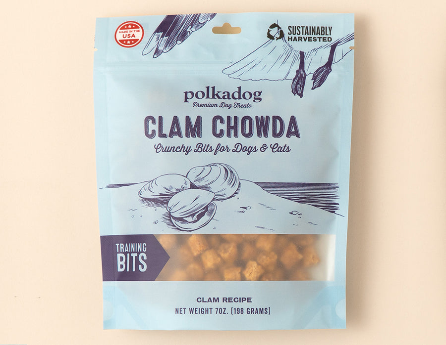 Polkadog Bakery Clam Chowda Training Bits - Premium Pet Treats
