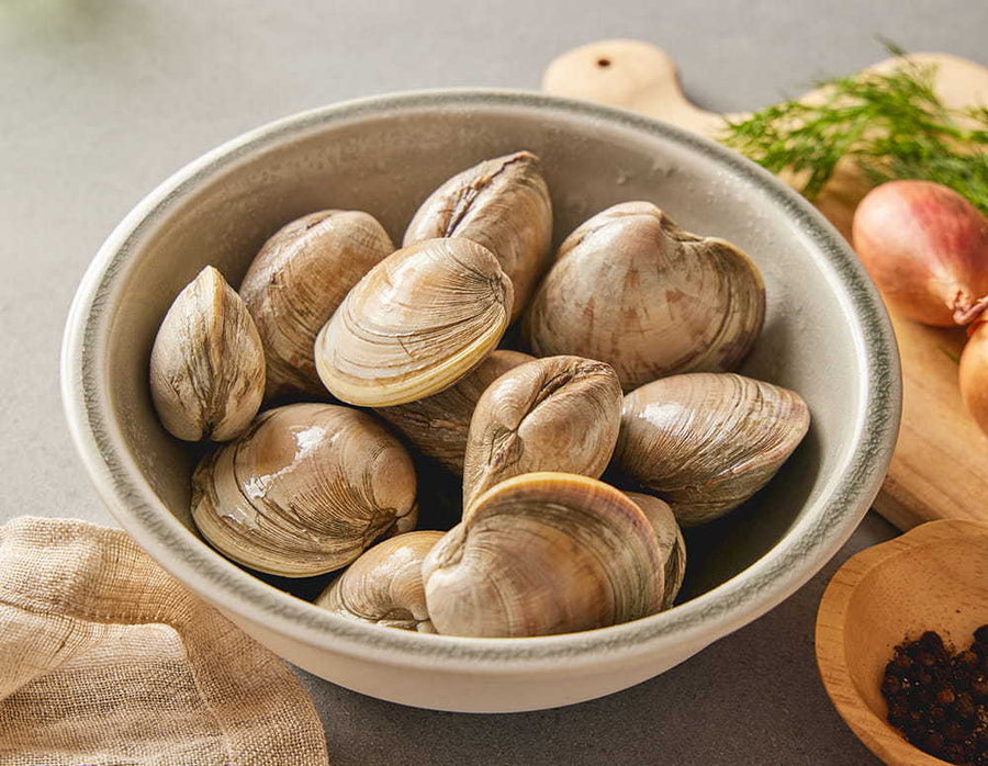 Live Littleneck Steamer Clams - 1 Dozen