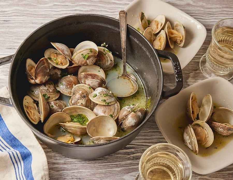 Live Littleneck Steamer Clams - 1 Dozen