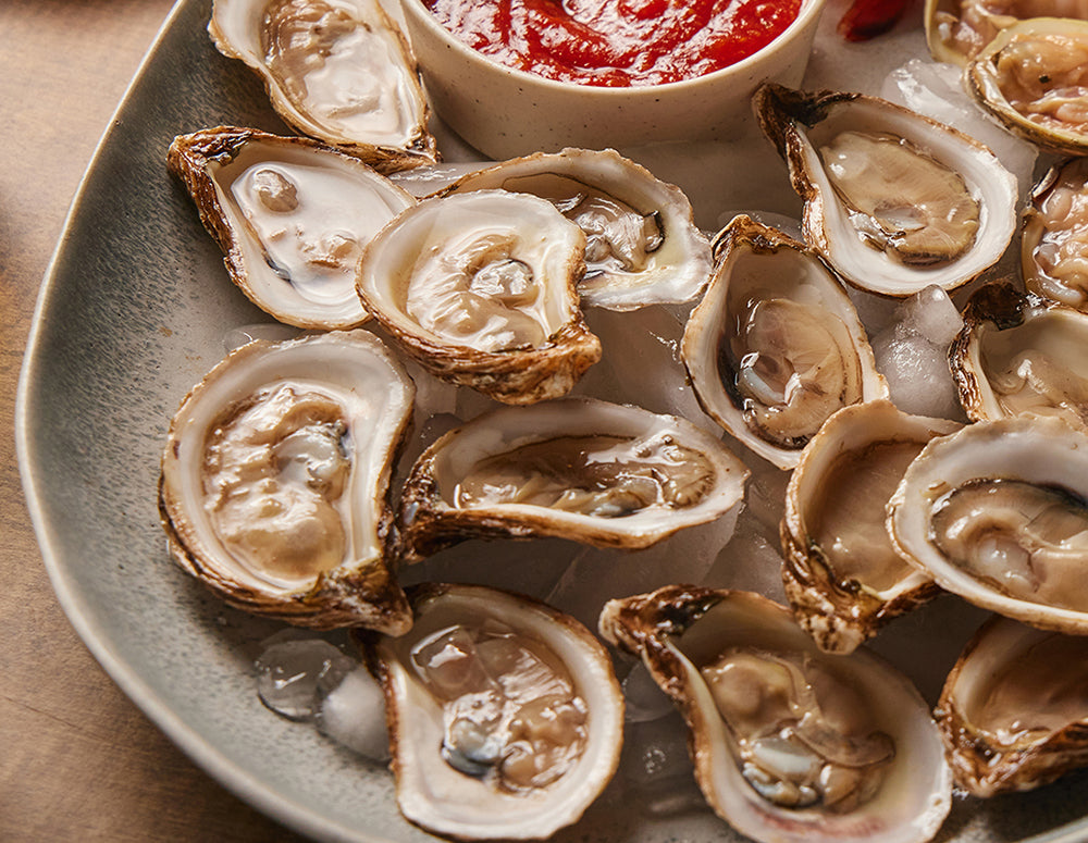 Live Oysters, 1 Dozen Premium Fortune Oysters Roger's Fish Co.