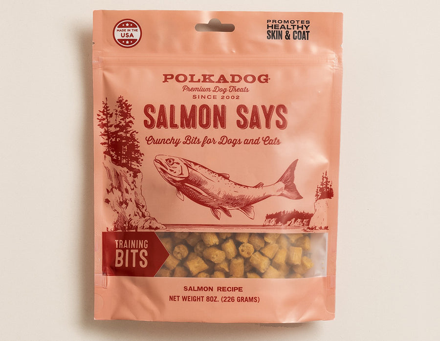 Polkadog Bakery Salmon Says Training Bits