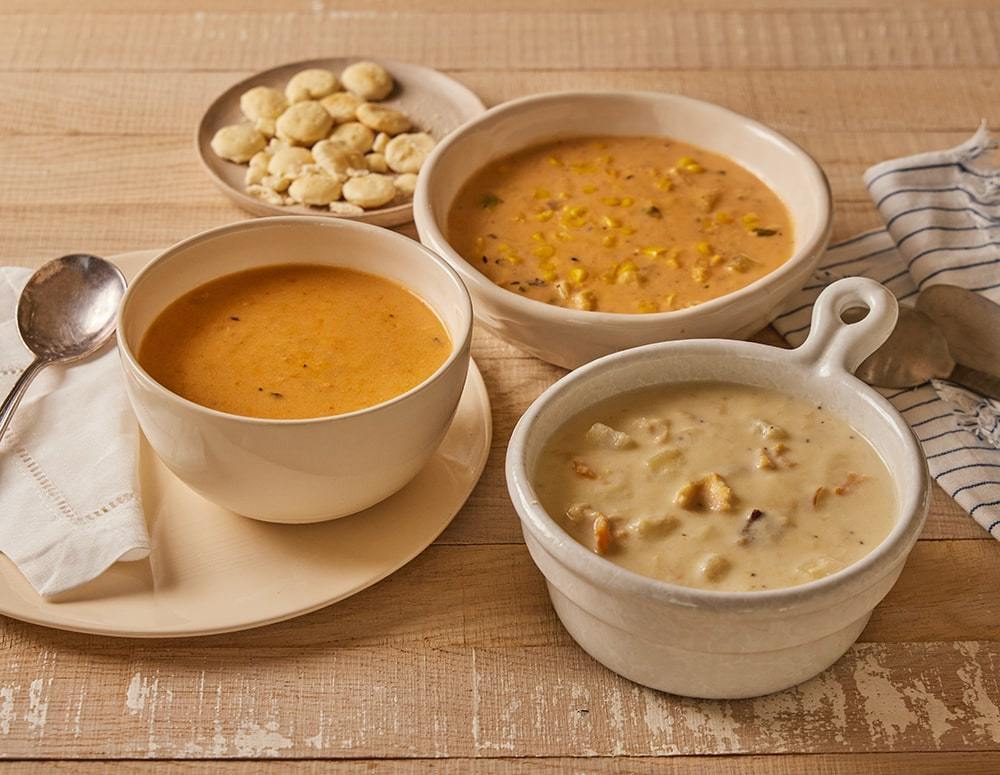 Seafood Soup Sampler Premium Restaurant Quality Seafood Soups Roger